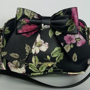 KARL LAGERFELD Paris Floral Crossbody Bag NWT